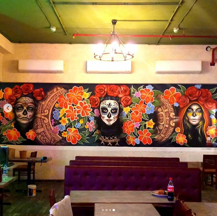 sammysosa-restaurant-graffiti-sugar-skulls-malad-mumbai-zake