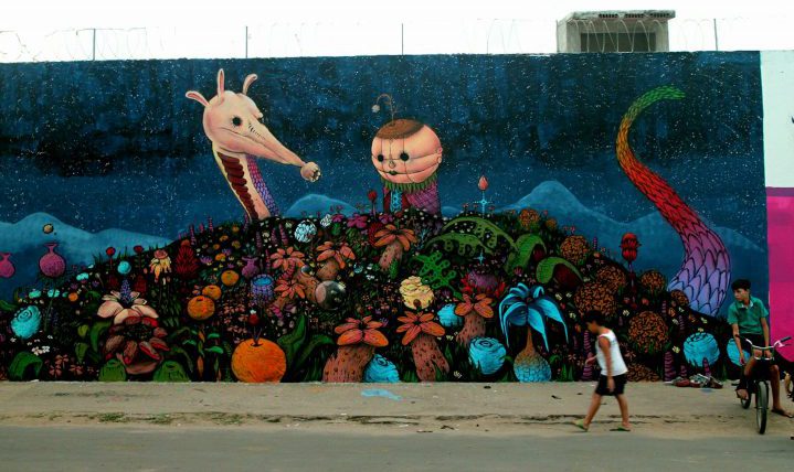 Graffiti Painted by Amaro at the Festival Concreto- Fortaleza