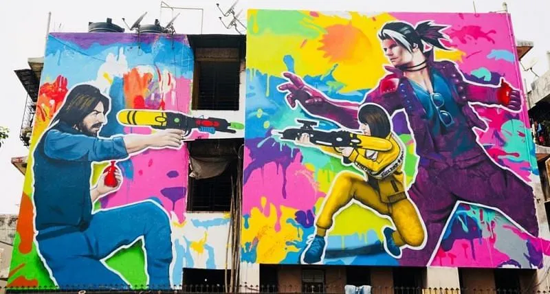 wall art portraits of andrew kelly hayato free fire in mumbai