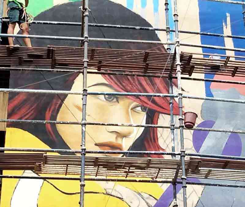 Kelly Awakened Free Fire Mural in Mumbai